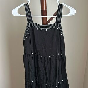 Black and white maxi dress